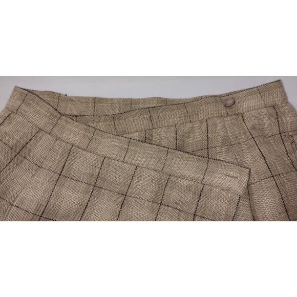 Chaus Sport Plaid Wrap Skirt (Size 12) - Picture 2 of 7